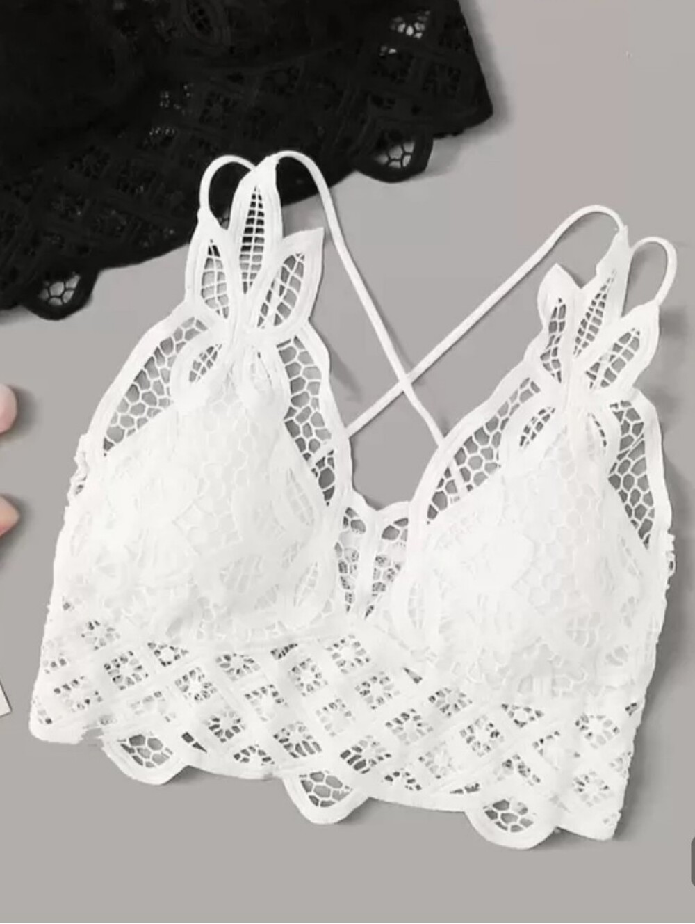 NWT White Lace Bralette